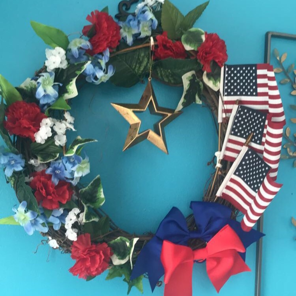4th of July wreath